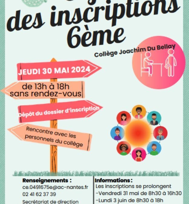 Inscriptions 2024/2025